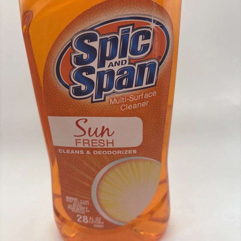Spic and Span Multi-Surface Cleaner Deodorizer Sun Fresh Scent 28 fl oz NEW